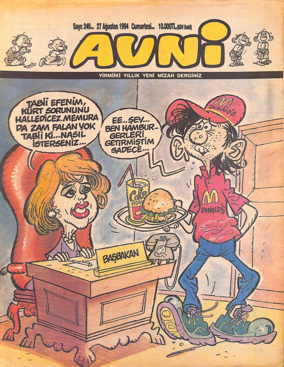 Avni Mizah Dergisi 27 Ağustos 1994 Sayı 249 NDR95180 - 1