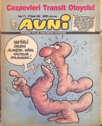 Avni Mizah Dergisi 27 Şubat 1993 Sayı 171 NDR95230 - Gökçekoleksiyon