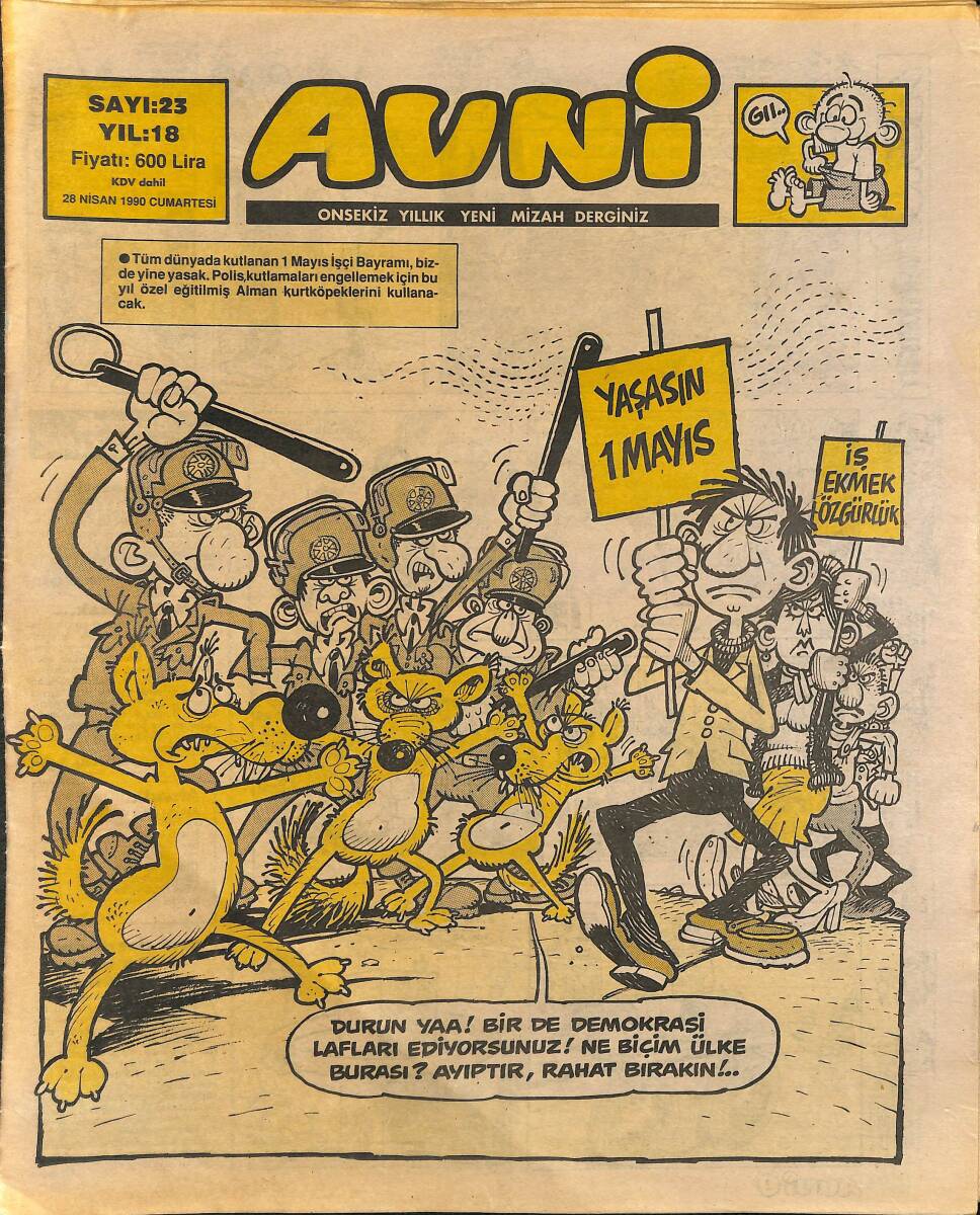 Avni Mizah Dergisi 28 Nisan 1990 Sayı 23 NDR94977 - 1
