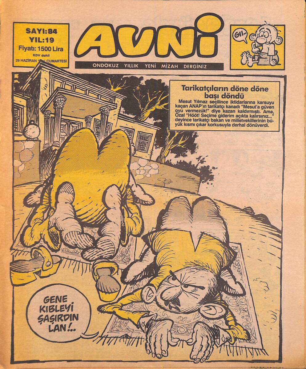 Avni Mizah Dergisi 29 Haziran 1991 Sayı 84 NDR95156 - 1