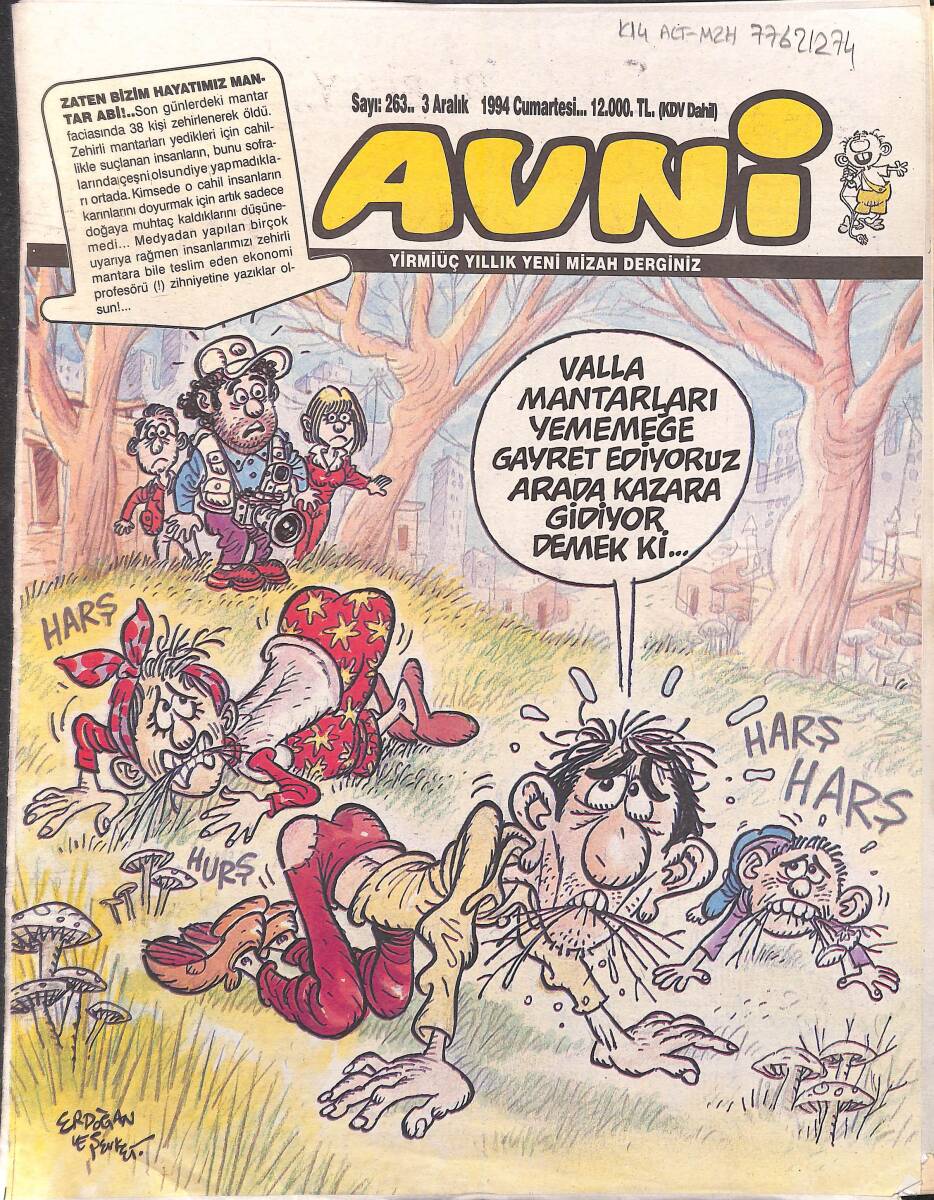 Avni Mizah Dergisi 3 Aralık 1994 Sayı 263 NDR95163 - 1