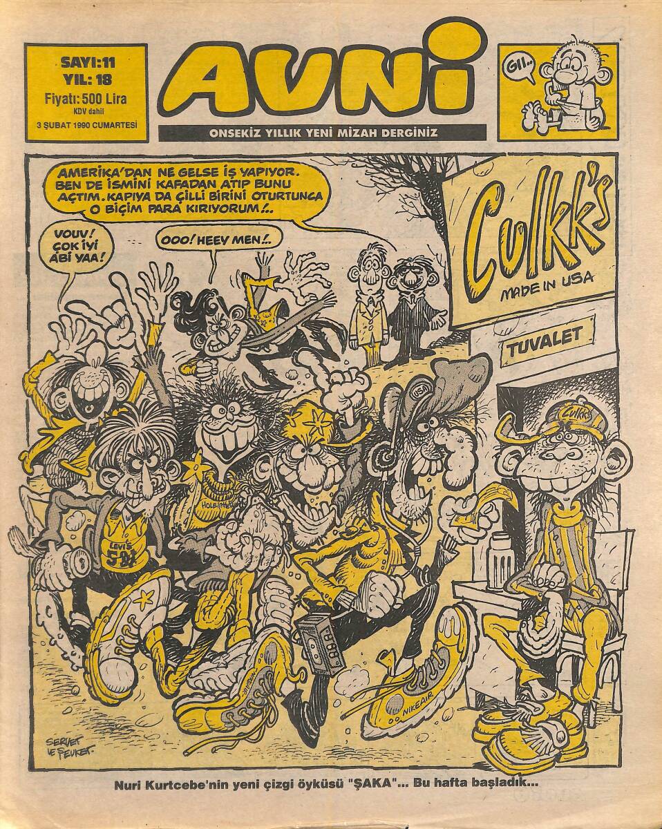 Avni Mizah Dergisi 3 Şubat 1990 Sayı 11 NDR94945 - 1