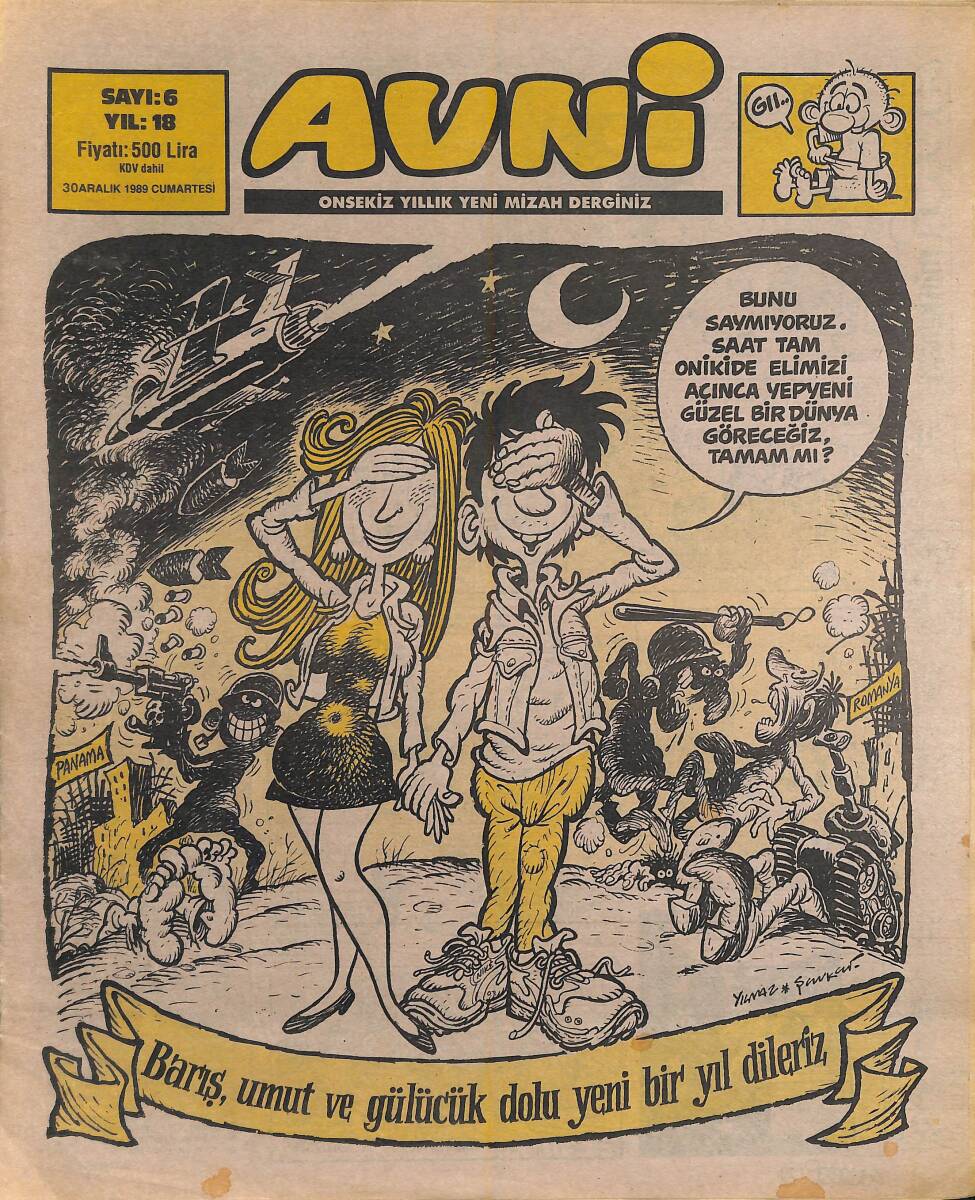 Avni Mizah Dergisi 30 Aralık 1989 Sayı 6 NDR94950 - 1
