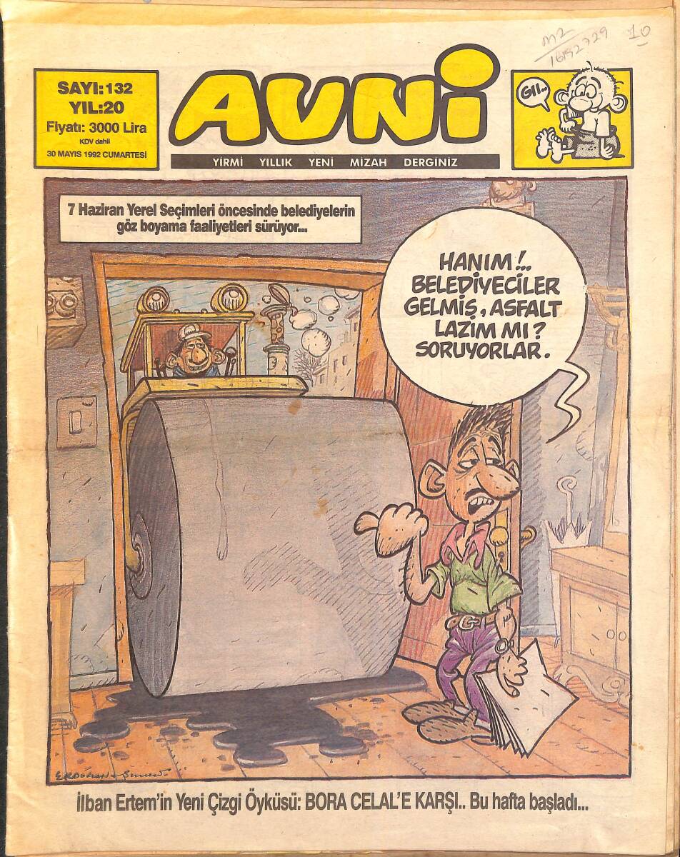 Avni Mizah Dergisi 30 Mayıs 1992 Sayı 132 NDR95041 - 1