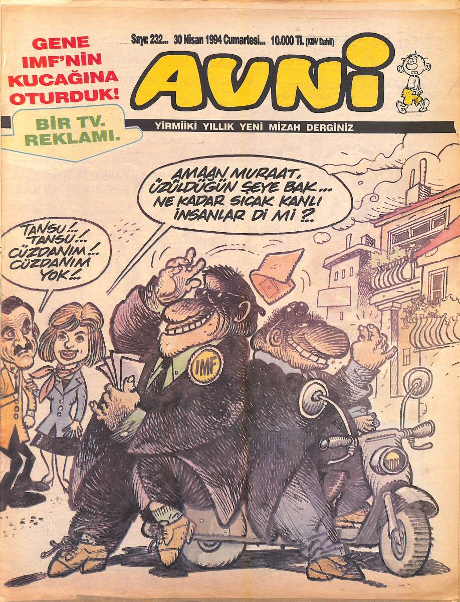 Avni Mizah Dergisi 30 Nisan 1994 Sayı 232 NDR95187 - 1
