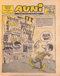 Avni Mizah Dergisi 4 Ağustos 1990 Sayı 37 NDR95029 - Gökçekoleksiyon