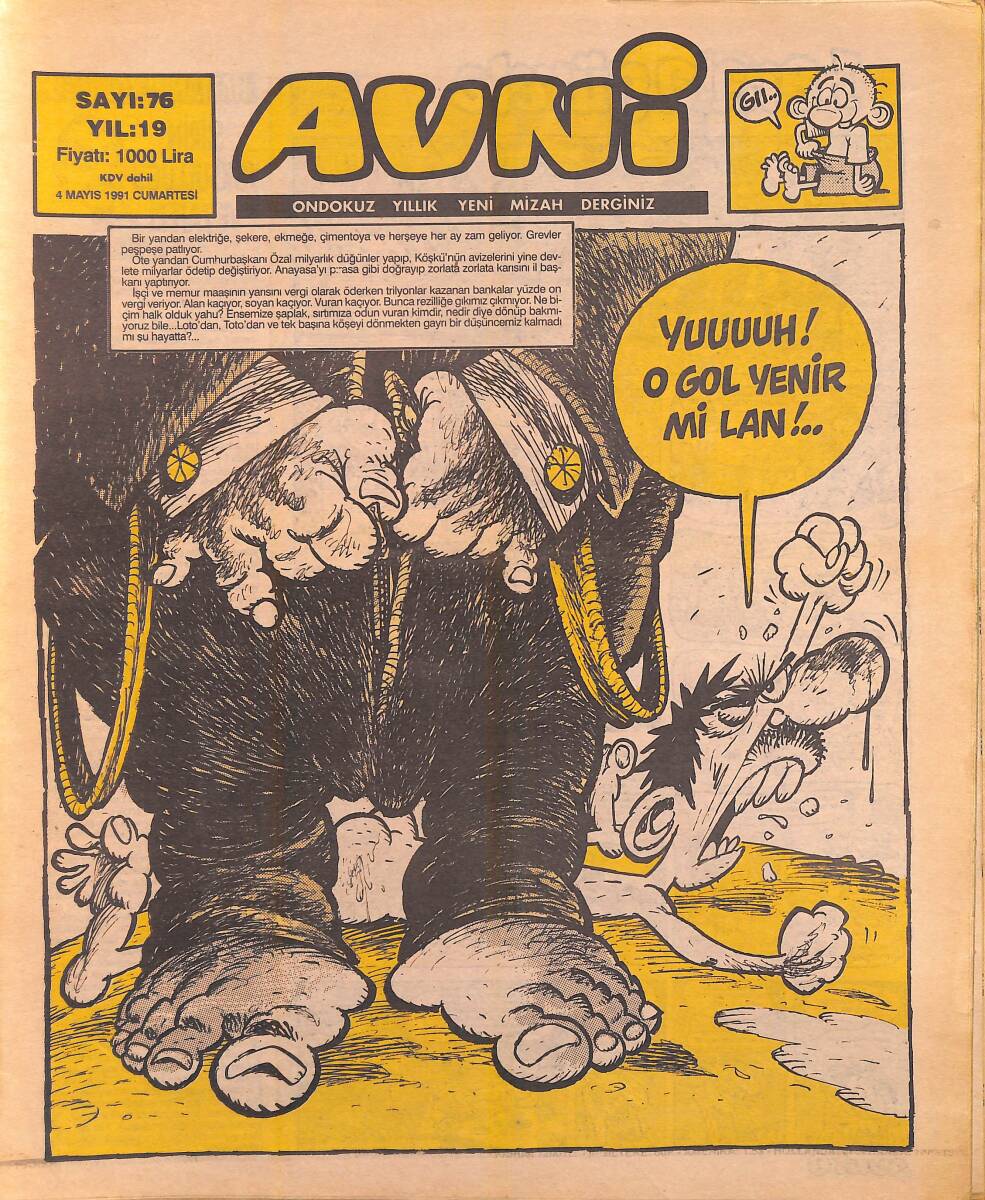 Avni Mizah Dergisi 4 Mayıs 1991 Sayı 76 NDR94987 - 1