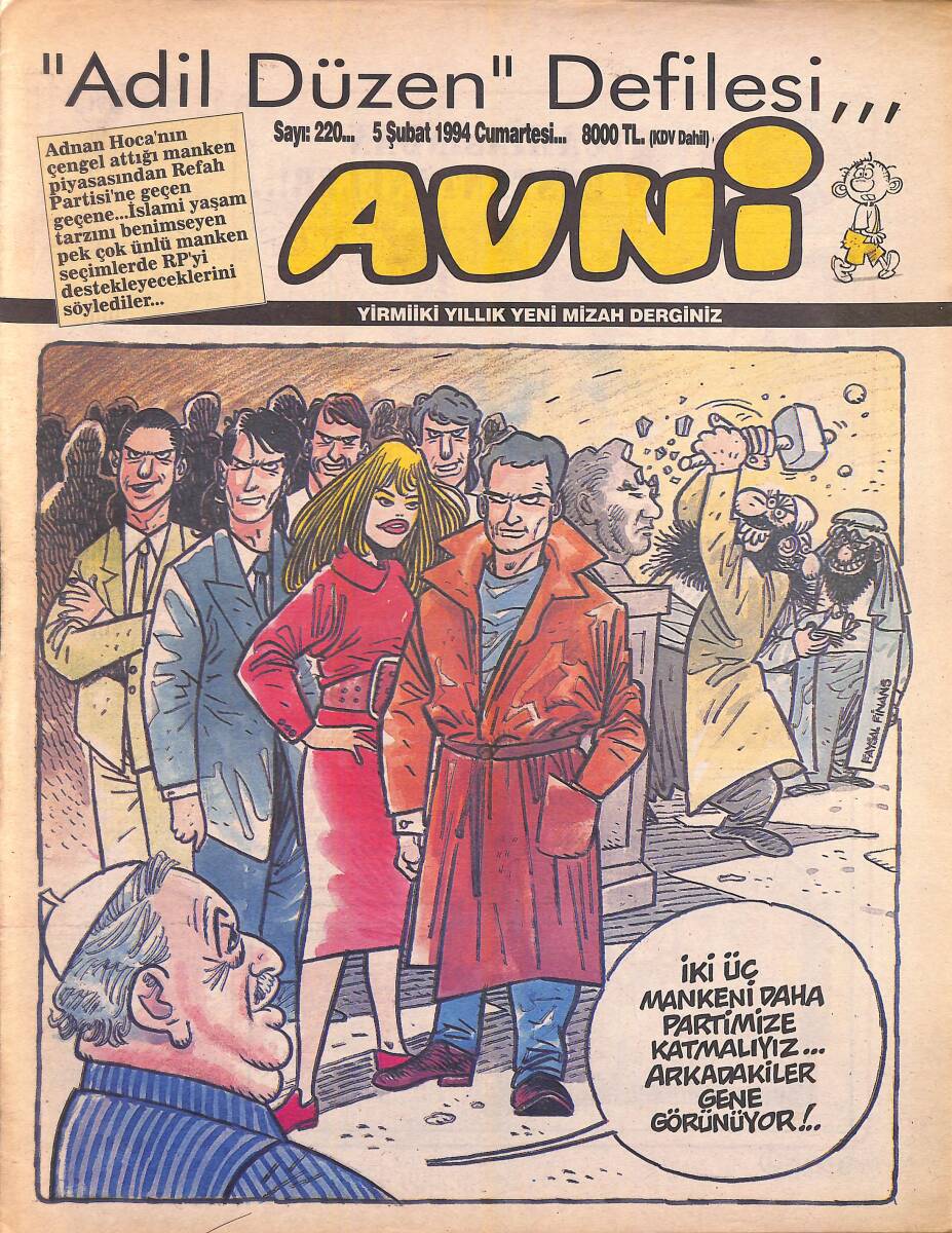 Avni Mizah Dergisi 5 Şubat 1994 Sayı 220 NDR95193 - 1