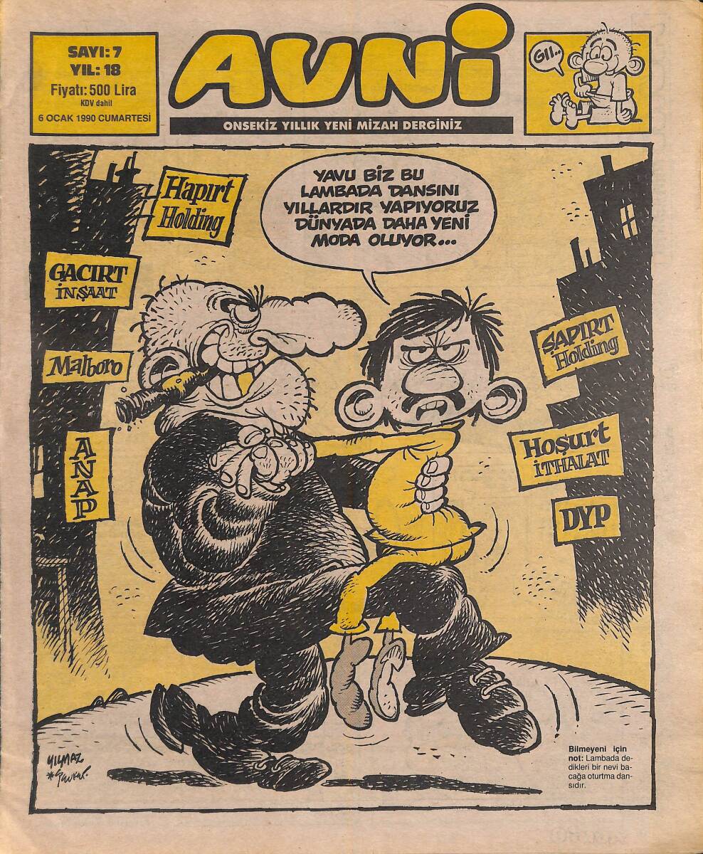 Avni Mizah Dergisi 6 Ocak 1990 Sayı 7 NDR94949 - 1