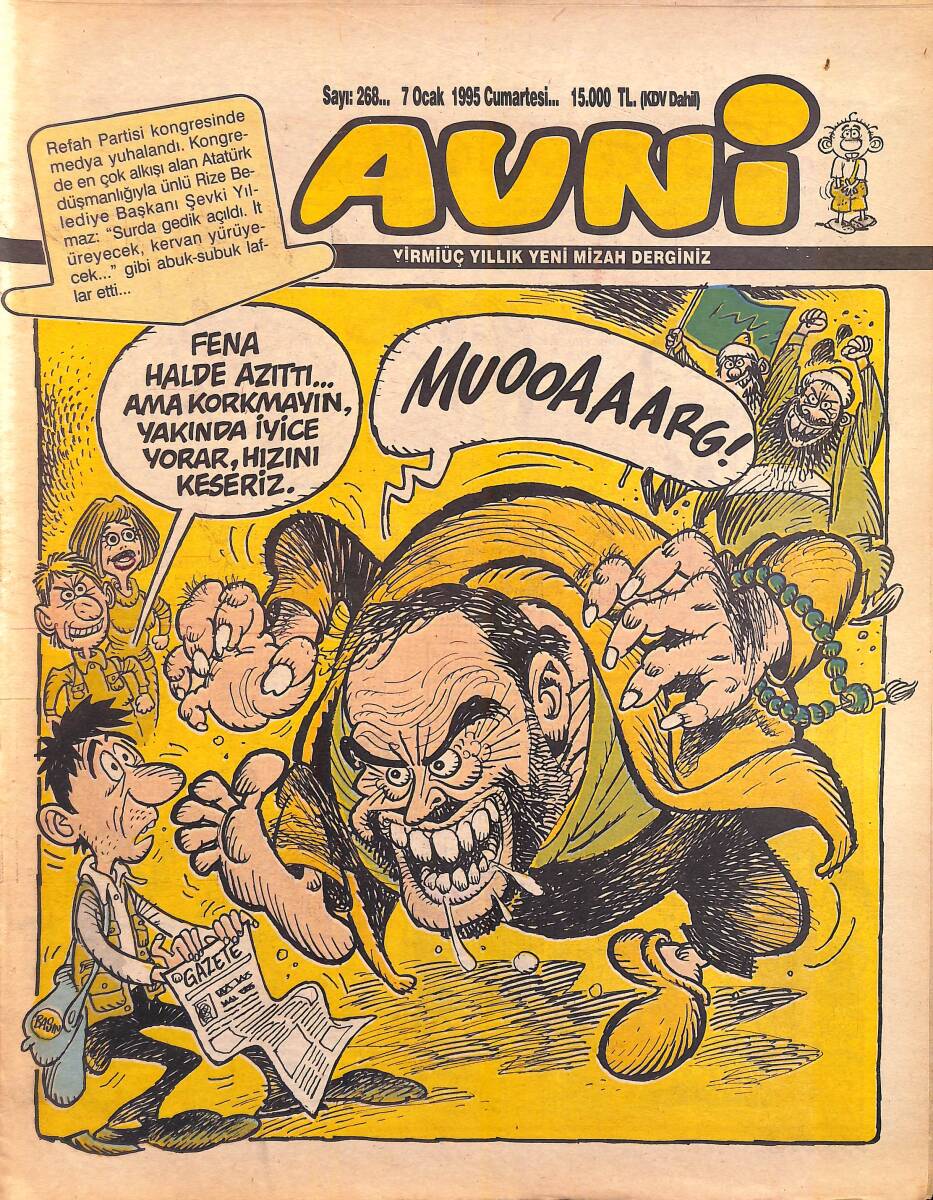 Avni Mizah Dergisi 7 Ocak 1995 Sayı 268 NDR95209 - 1