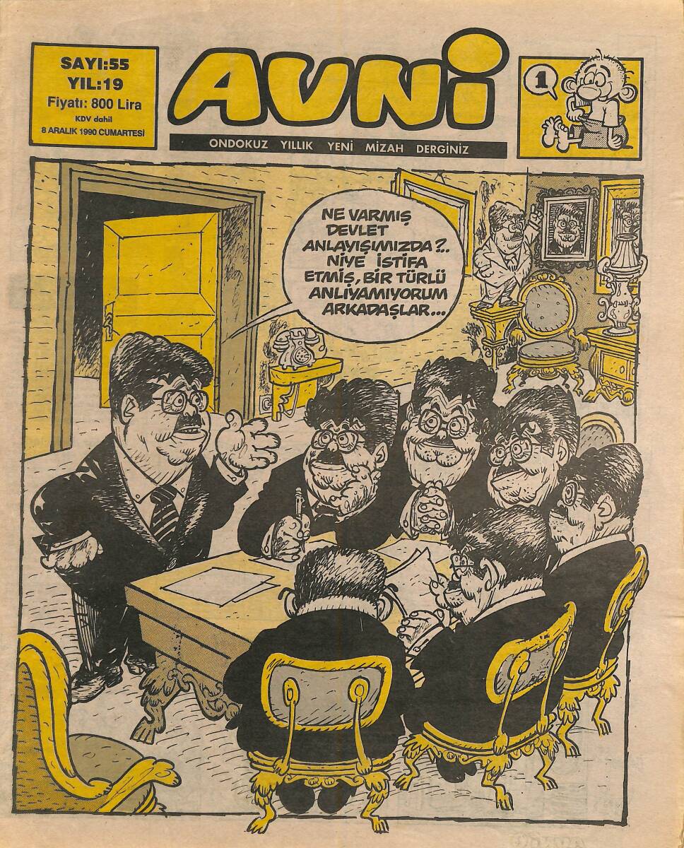 Avni Mizah Dergisi 8 Aralık 1990 Sayı 55 NDR94960 - 1