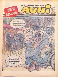 Avni Mizah Dergisi 8 Mayıs 1993 Sayı 181 NDR95227 - Gökçekoleksiyon