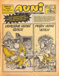 Avni Mizah Dergisi 8 Şubat 1992 Sayı 116 NDR94907 - Gökçekoleksiyon