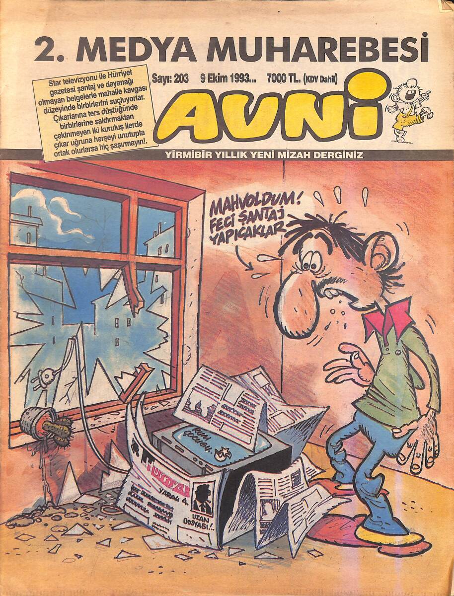 Avni Mizah Dergisi 9 Ekim 1993 Sayı 203 NDR95244 - 1