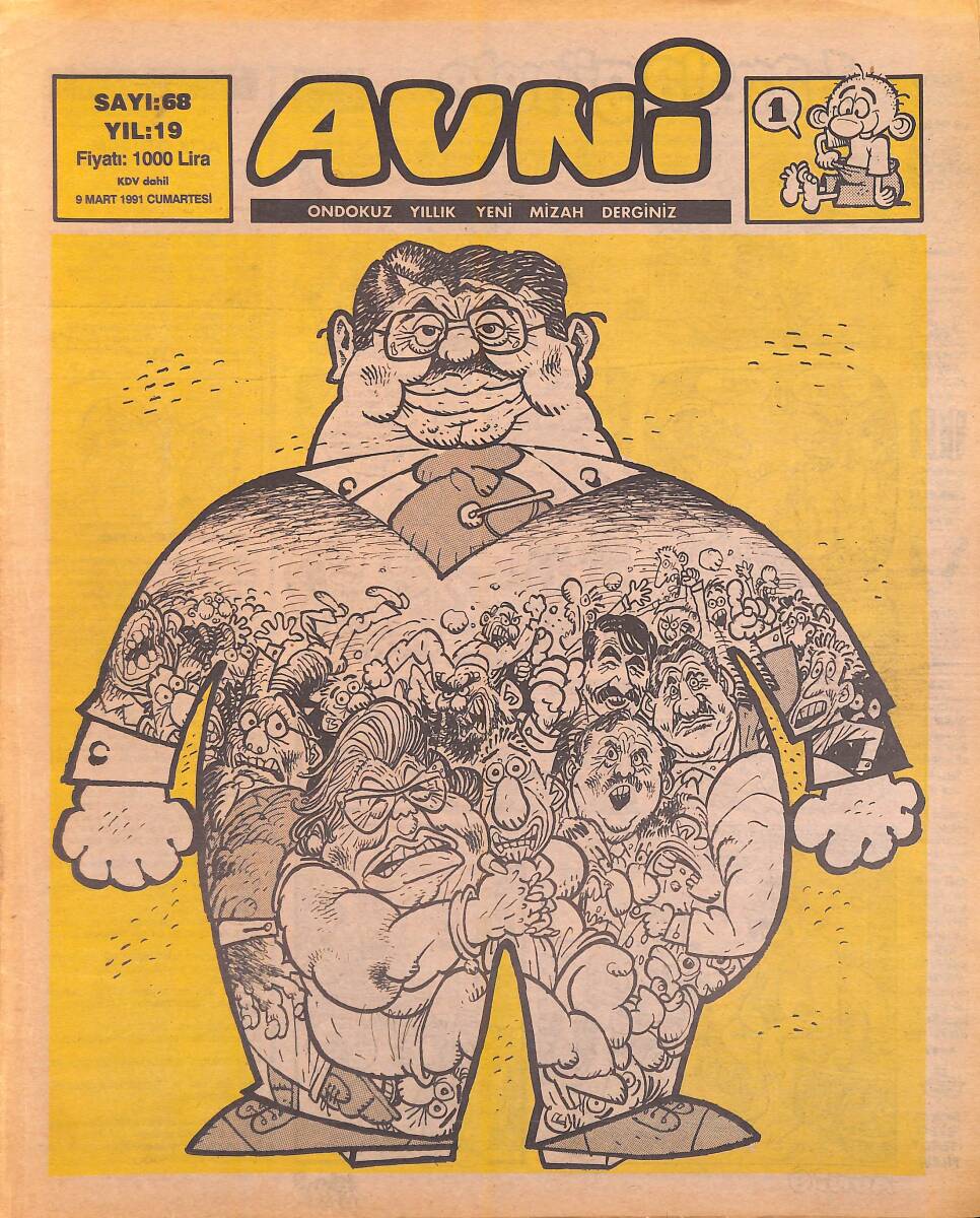 Avni Mizah Dergisi 9 Mart 1991 Sayı 68 NDR94995 - 1
