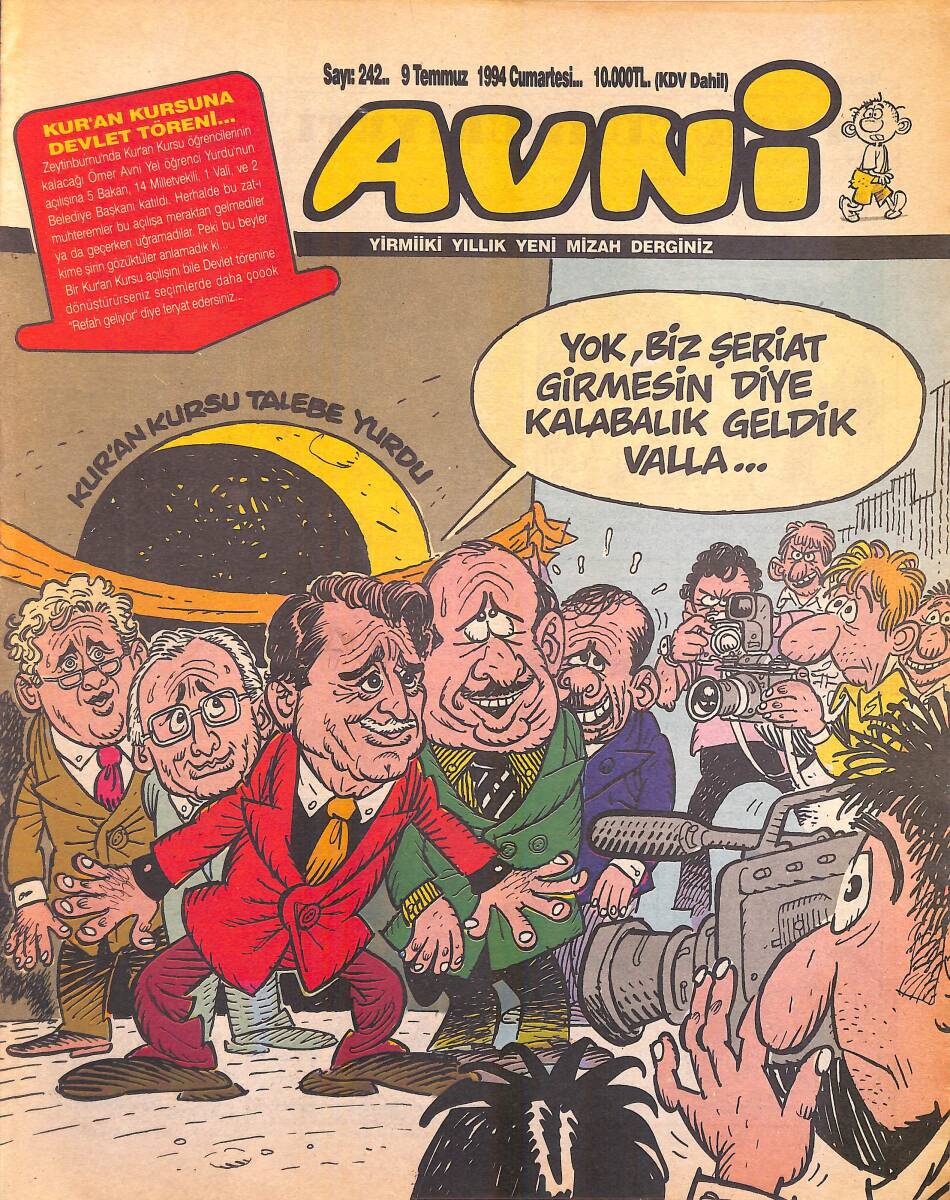 Avni Mizah Dergisi 9 Temmuz 1994 Sayı 242 NDR95184 - 1