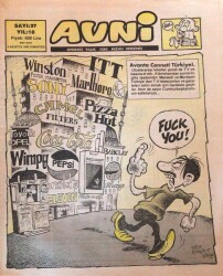 Avni Mizah Dergisi Sayı37 4 Ağustos 1990 NDR20862 - Gökçekoleksiyon