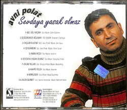 Avni Polat - Sevdaya Yasak Olmaz CD (İkinci El) CD4860 - 2