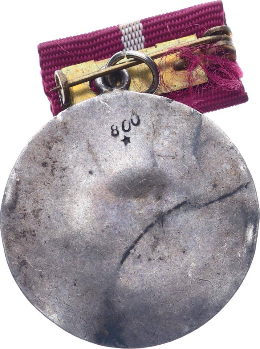 Avrupa Üretimi 1950s YAY BURCU Temalı 800 Ayar Gümüş Damgalı Vintage Nişan MVM2095 - 2