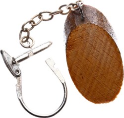 Avşa Ahşap Eski Anahtarlık AKS1000 - 2