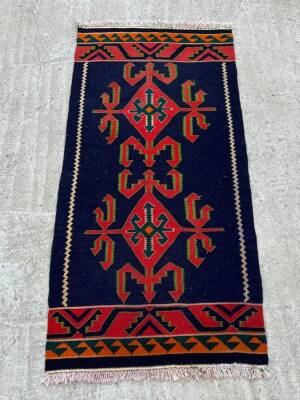 Avşar Eski El Dokuma Antika Kilim YastıkAOB3793 (N) - 2
