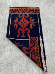 Avşar Eski El Dokuma Antika Kilim YastıkAOB3793 (N) - 4