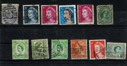 Avustralya Kraliçe II. Elizabeth Standart Portre Serileri - Klasik New South Wales Eyalet Pulu (1950'ler - 1960'lar) PPT2807 - 
