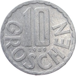 Avusturya 10 Groşa 1989 ÇÇT YMP11025 - 1