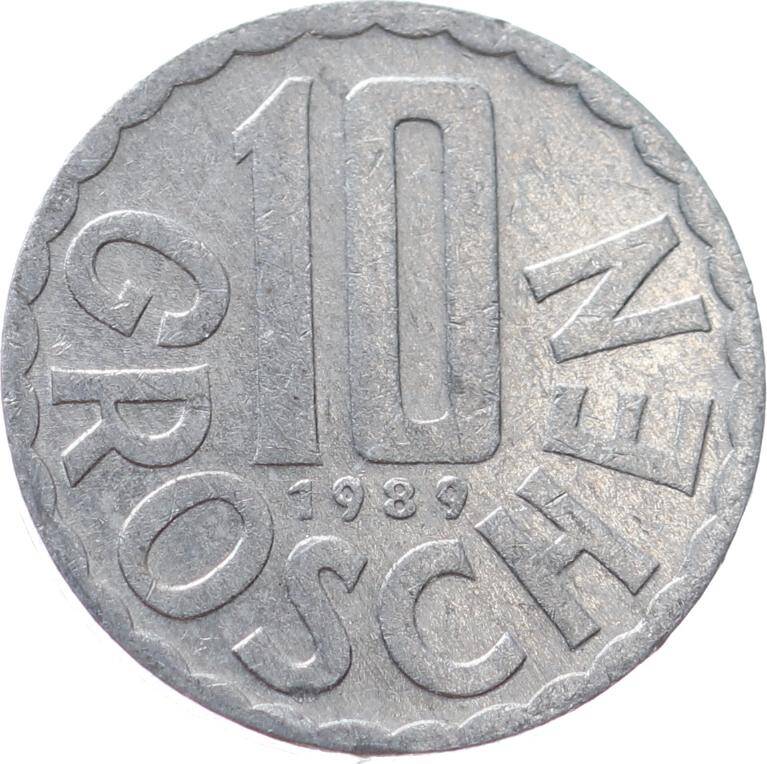Avusturya 10 Groşa 1989 ÇÇT YMP11025 - 1