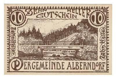 Avusturya 10 Heller 1920 ÇİL *Alberndorf* YKP5733 - 1
