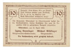 Avusturya 10 Heller 1920 ÇİL *Alberndorf* YKP5733 - 2