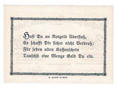 Avusturya 10 Heller 1920 ÇİL *Baden* YKP5823 - 2