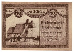 Avusturya 10 Heller 1920 ÇİL *Börlabruck* YKP5729 - Gökçekoleksiyon