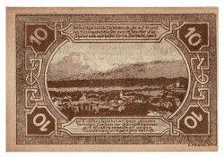 Avusturya 10 Heller 1920 ÇİL *Börlabruck* YKP5729 - 2