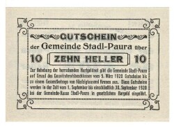 Avusturya 10 Heller 1920 ÇİL *Stadl-Paura* YKP5739 - 2