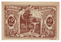 Avusturya 10 Heller 1920 ÇİL *Waldburg* YKP5732 - 2