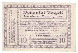 Avusturya 10 Heller 1920 ÇİL *Waldkirchen* YKP5736 - 2