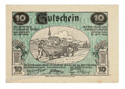 Avusturya 10 Heller 1920 YKP2020 - Gökçekoleksiyon