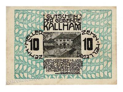 Avusturya 10 Heller 1920 YKP2025 - 1