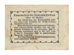 Avusturya 10 Heller 1920 YKP2025 - 2