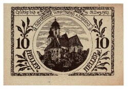 Avusturya 10 Heller 1921 ÇİL *Wartberg* YKP5731 - Gökçekoleksiyon