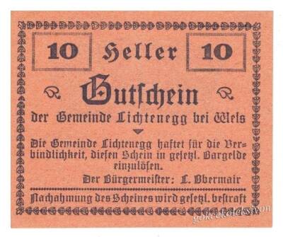 Avusturya 10 Heller YKP1049 - 1