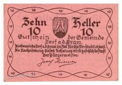 Avusturya 10 Heller YKP1128 - Gökçekoleksiyon