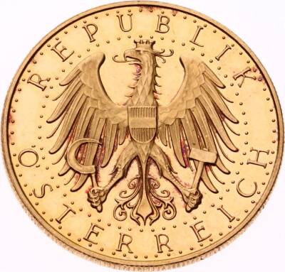 Avusturya 100 Schilling 1927 Altın YMP10511 #2413 - 2
