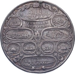 Avusturya 1686 Viyana Kuşatması Başarısı Gümüş Hatıra Madalyon MVM2097 #1830 - 2