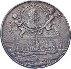 Avusturya 1686 Viyana Kuşatması Başarısı Gümüş Hatıra Madalyon MVM2097 #1830 - 3