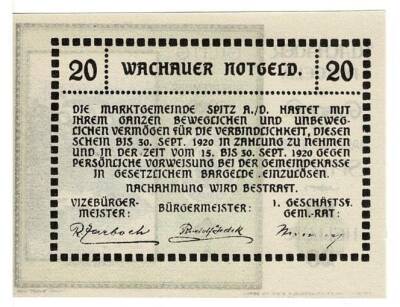 Avusturya 20 Heller 1920 ÇİL *Spitz* YKP5754 - 2