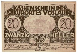 Avusturya 20 Heller 1920 ÇİL *Vöslau* YKP5780 - Gökçekoleksiyon