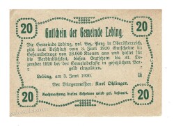 Avusturya 20 Heller 1920 YKP2012 - 2