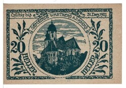 Avusturya 20 Heller 1921 ÇİL *Wartberg* YKP5774 - 2
